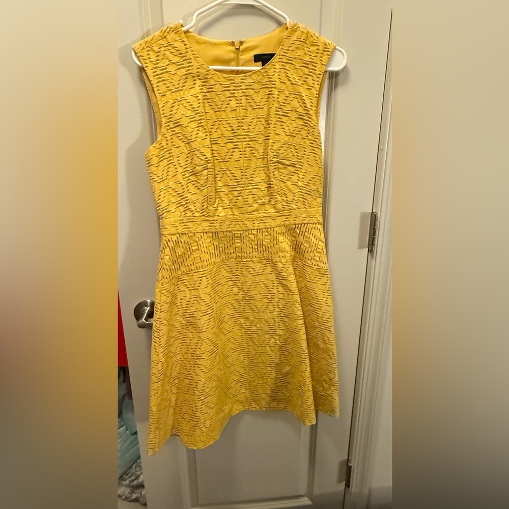 JCrew sophisticated yellow dress size 4